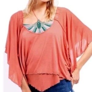 Free People Mayfair batwing top, XS